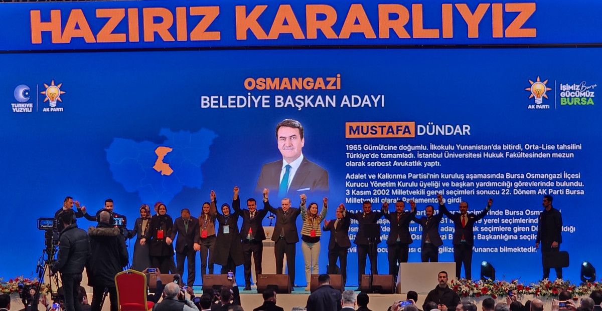 Başkan Erdoğan Bursa'da Belediye Başkan adaylarını açıkladı 