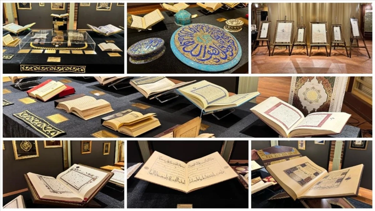 D&uuml;nyadan 114 Kur'an-ı Kerim mushafı İstanbul'da sergileniyor