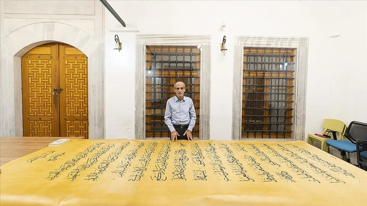 Dünyanın en büyük el yazması Mushaf'ı İstanbul'da yazıldı