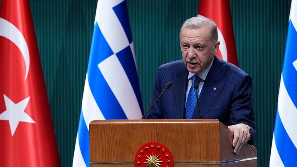 Erdoğan: Yunanistan ile aramızda çözülmeyecek sorun yok