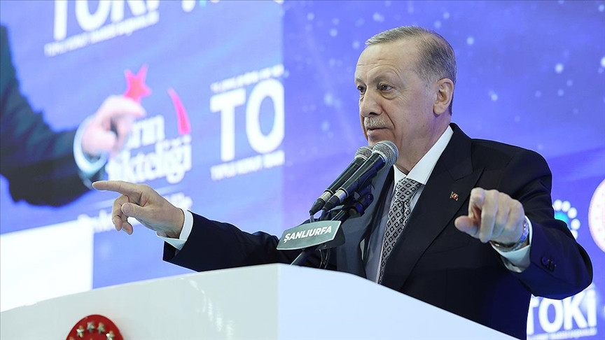Erdoğan,Şanlıurfa'da Deprem Konutları Kura ve Teslim Töreni'ne katıldı