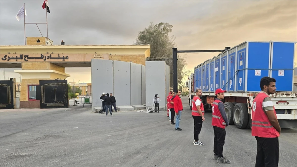 İsrail'in Gazze ve Mısır arasındaki sınır kapısı Refah'ı bugün açacağı bildirildi