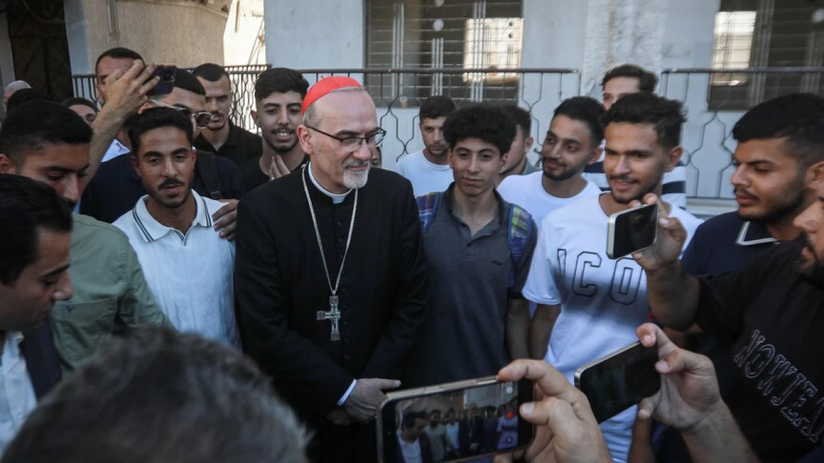 Jerusalem's Catholic, Greek Orthodox patriarchs visit Gaza with &lsquo;message of hope&rsquo; amid humanitarian crisis