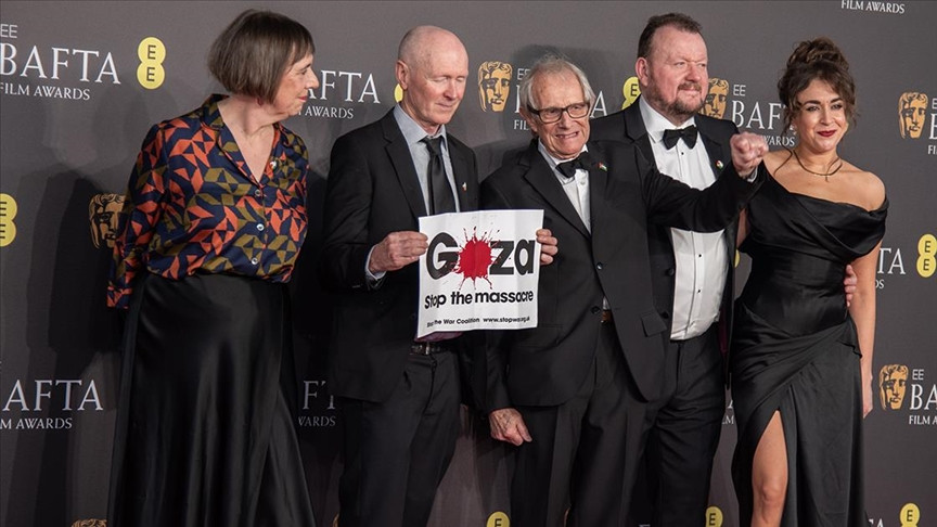  Ken Loach'tan BAFTA ödül töreninde "Gazze:Katliamı Durdurun" mesajı