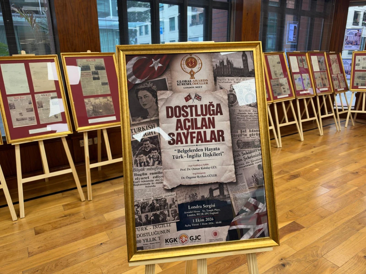 KGK sergisi Yunus Emre Londra merkezinde a&ccedil;ıldı  