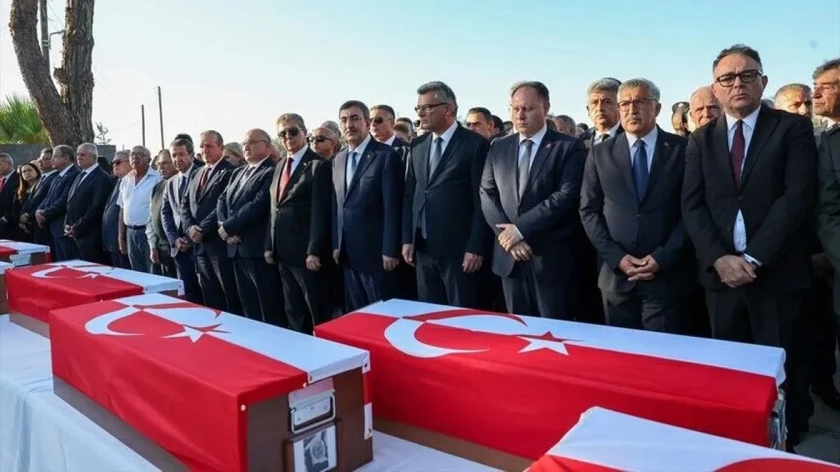 KKTC'de Atlılar Katliamı şehitleri, 52 yıl sonra son yolculuklarına uğurlandı