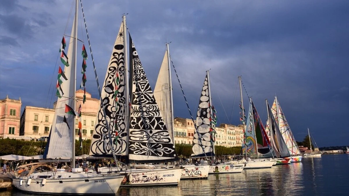 K&uuml;resel Sumud Filosu'nun "2026 Bahar Misyonu" aktivistleri, Gazze'ye ulaşmakta kararlı