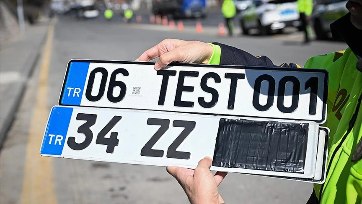 Sahte plaka kullananlara 140 bin lira ceza 