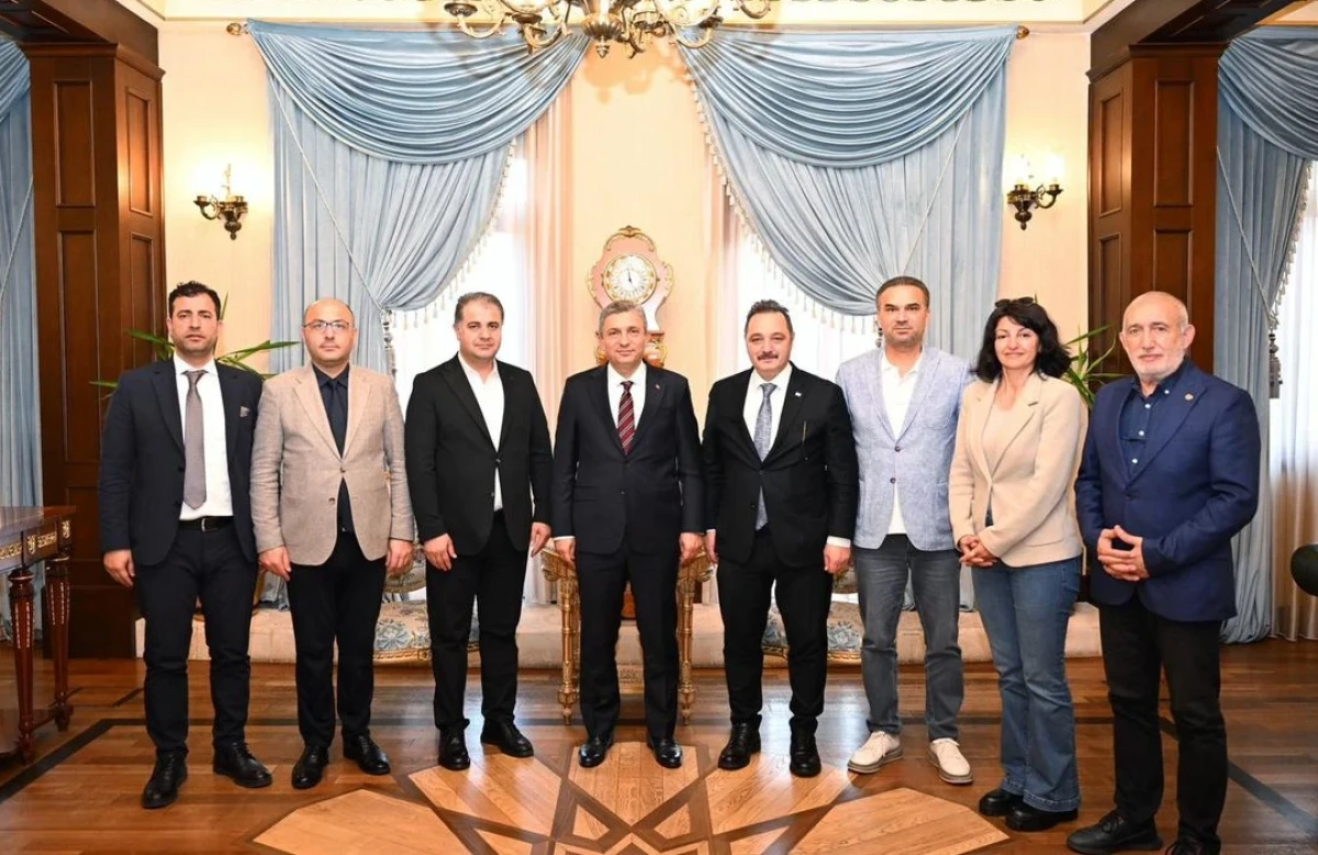 TİMBİR heyetinden Antalya Valisi Şahin’e ziyaret