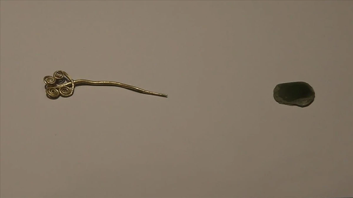 Troya'da 4.500 Yıllık Altın Broş ve Yeşim Taşı Bulundu