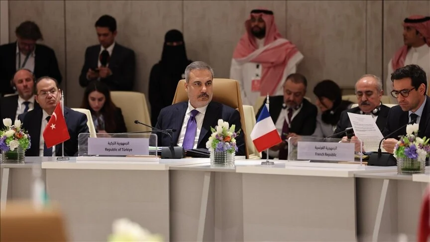 Turkish foreign minister attends Contact Group meeting on Gaza in Saudi capital