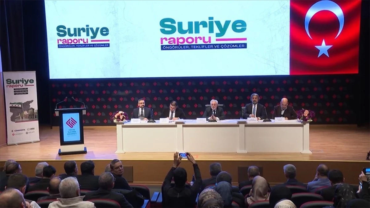 Turkish NGOs unveil report outlining future vision for Syria