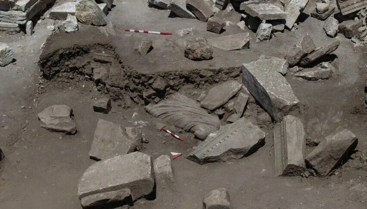 T&uuml;rkiye hails discovery of 1,800-year-old Asclepius statue at Aspendos