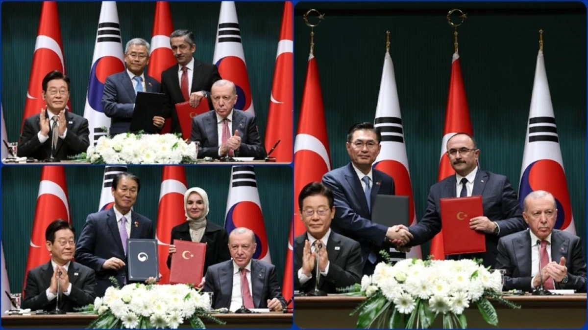 Türkiye ile Güney Kore arasında 3 anlaşma imzalandı