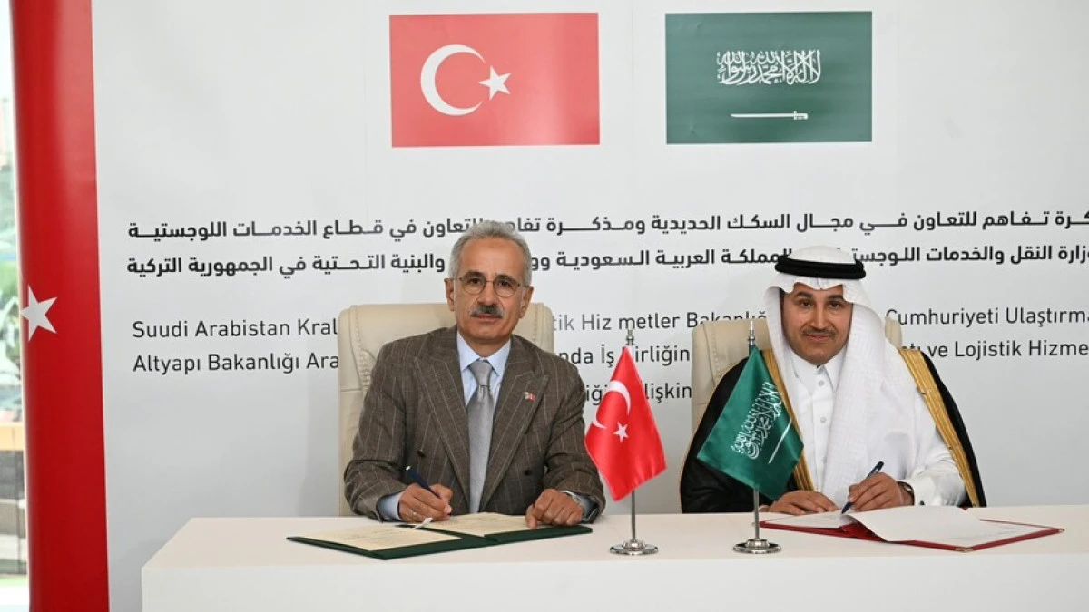 T&uuml;rkiye, Saudi Arabia ink railway, transport agreements