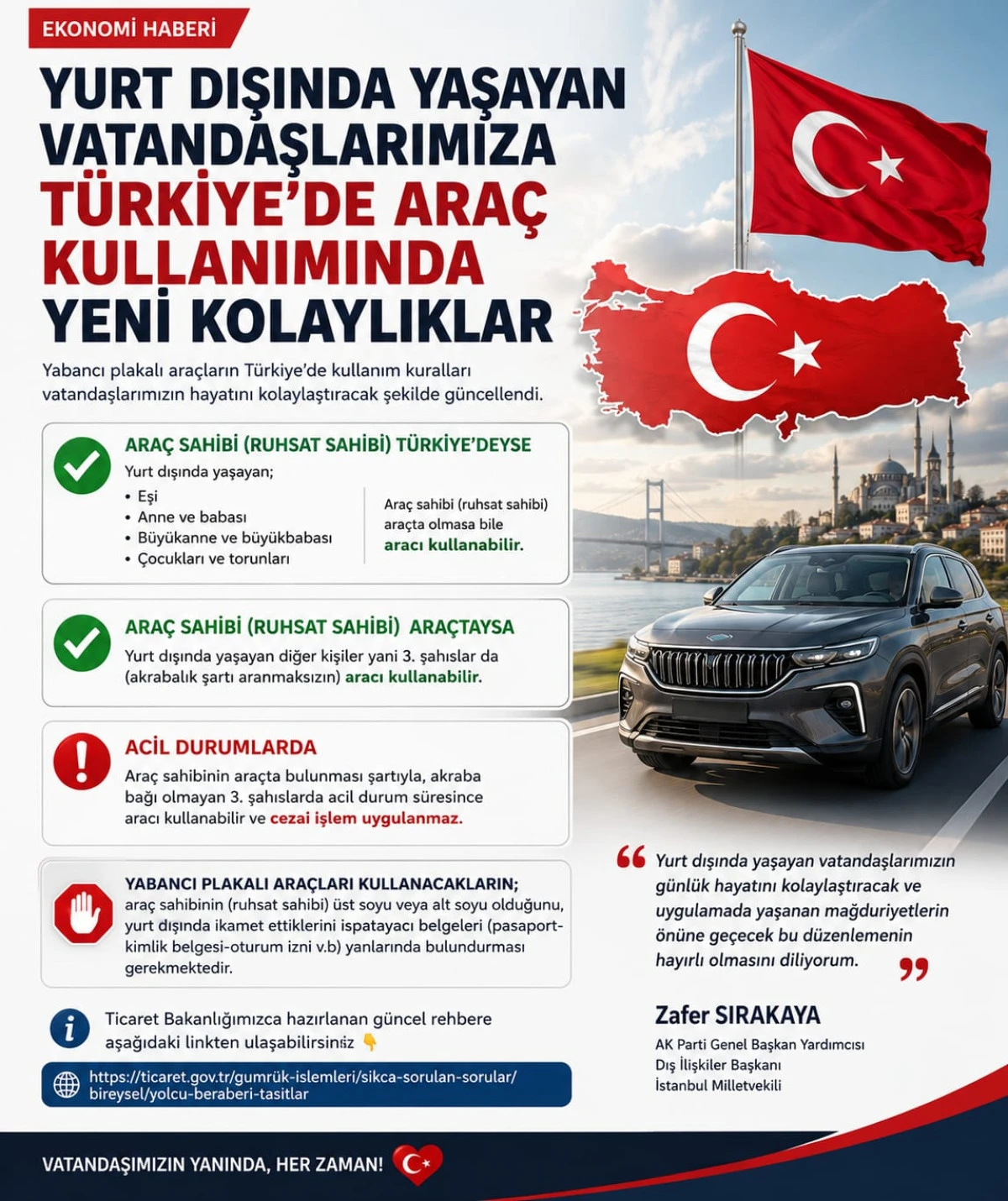 Yabancı Plakalı Ara&ccedil;ların T&uuml;rkiye'de Kullanım Kuralları G&uuml;ncellendi