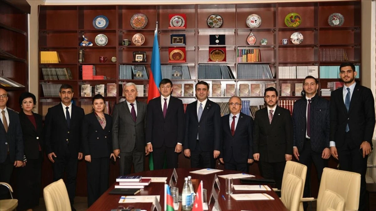 YTB Başkanı Turus, Azerbaycan Diaspora Komitesi Başkanı Muradov'la görüştü